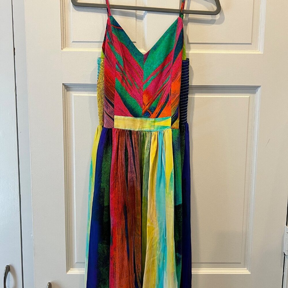 Amanda Uprichard - Silk Bird of Paradise Dress Size L